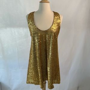 Gold 💃🏻 Sequins Mini Dress